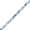 Thumbnail Image 1 of Le Vian Mare Azzurro Natural Multi-Gemstone Tennis Bracelet 14K Vanilla Gold
