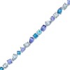 Thumbnail Image 2 of Le Vian Mare Azzurro Natural Multi-Gemstone Tennis Bracelet 14K Vanilla Gold