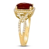 Thumbnail Image 3 of Le Vian Natural Rhodolite Garnet & Diamond Ring 1/2 ct tw 14K Honey Gold