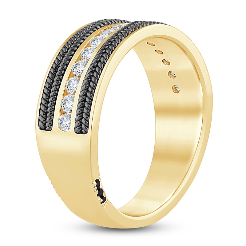 Pnina Tornai Men's Diamond Ring 1/2 ct tw 14K Yellow Gold | Jared