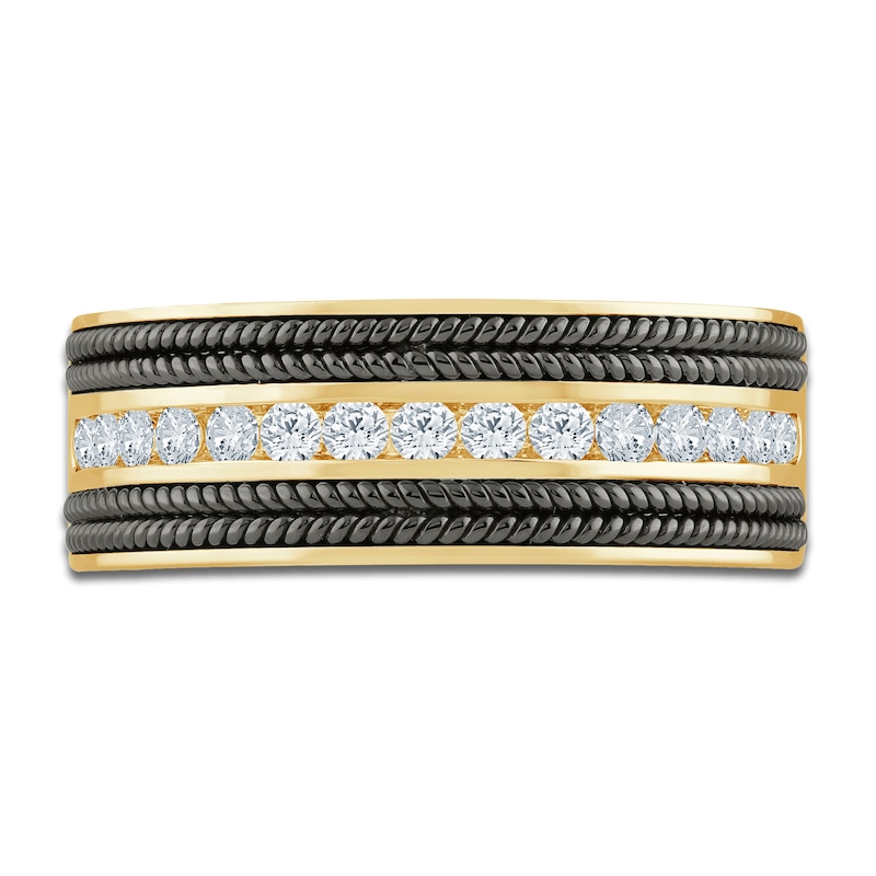 Main Image 3 of Pnina Tornai Men's Diamond Ring 1/2 ct tw 14K Yellow Gold