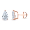 Thumbnail Image 1 of Pear-Shaped Lab-Grown Diamond Solitaire Stud Earrings 1-1/2 ct tw 14K Rose Gold (F/SI2)