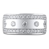 Thumbnail Image 3 of Lab-Grown Diamond Men's Wedding Band 1-1/4 ct tw 14K White Gold