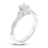 Thumbnail Image 2 of Princess Diamond Engagement Ring 3/4 ct tw 14K White Gold