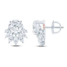 Pnina Tornai Lab-Grown Diamond Spray Stud Earrings 5 ct tw 14K White Gold
