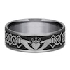 Thumbnail Image 3 of Claddagh Wedding Band Tantalum & Titanium 7.5mm