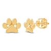 Thumbnail Image 3 of Children's Paw Print Stud Earrings 14K Yellow Gold