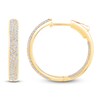 Thumbnail Image 1 of Brilliant Moments Diamond Inside-Out Hoop Earrings 1-1/2 ct tw 14K Yellow Gold