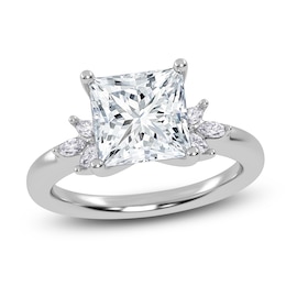 Princess-Cut Created By Jared Studio Lab-Grown Diamond Engagement Ring 2-1/6 ct tw 14K White Gold