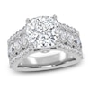 Thumbnail Image 1 of Cushion-Cut Created By Jared Studio Lab-Grown Diamond Engagement Ring 4-3/4 ct tw 14K White Gold