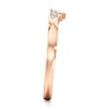 Thumbnail Image 3 of J'Lure Lab-Created Diamond Scalloped Wedding Band 1/8 ct tw 18K Rose Gold