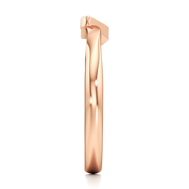 Main Image 3 of J'Lure Lab-Grown Diamond Wedding Band 1/15 ct tw 18K Rose Gold