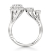 Thumbnail Image 2 of J'Lure Imperial-Emerald Step-Cut Lab-Grown Diamond Engagement Ring 3-5/8 ct tw 18K White Gold