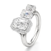 Thumbnail Image 4 of J'Lure Imperial-Emerald Step-Cut Lab-Grown Diamond Engagement Ring 3-5/8 ct tw 18K White Gold