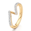Thumbnail Image 4 of J'Lure Lab-Created Diamond Contour Wedding Band 3/8 ct tw 18K Yellow Gold