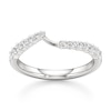 Thumbnail Image 1 of J'Lure Lab-Created Diamond Contour Wedding Band 1/3 ct tw 18K White Gold