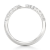Thumbnail Image 2 of J'Lure Lab-Created Diamond Contour Wedding Band 1/3 ct tw 18K White Gold