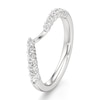 Thumbnail Image 4 of J'Lure Lab-Created Diamond Contour Wedding Band 1/3 ct tw 18K White Gold