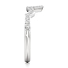 Thumbnail Image 3 of J'Lure Lab-Grown Diamond Angled Contour Wedding Band 1/4 ct tw 18K White Gold