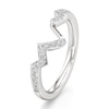 Thumbnail Image 4 of J'Lure Lab-Grown Diamond Angled Contour Wedding Band 1/4 ct tw 18K White Gold