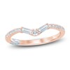Thumbnail Image 1 of Pnina Tornai Baguette & Round-Cut Diamond Contour Anniversary Ring 1/3 ct tw 14K Rose Gold