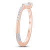 Thumbnail Image 2 of Pnina Tornai Baguette & Round-Cut Diamond Contour Anniversary Ring 1/3 ct tw 14K Rose Gold