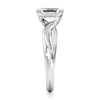 Thumbnail Image 3 of J'Lure Imperial-Emerald Step-Cut Lab-Grown Diamond Bypass Engagement Ring 1-1/8 ct tw 18K White Gold
