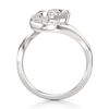 Thumbnail Image 2 of J'Lure Pear Step-Cut Lab-Grown Diamond Engagement Ring 1 ct tw 18K White Gold