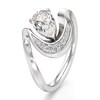 Thumbnail Image 4 of J'Lure Pear Step-Cut Lab-Grown Diamond Engagement Ring 1 ct tw 18K White Gold