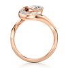 Thumbnail Image 2 of J'Lure Shield Step-Cut Lab-Grown Diamond Engagement Ring 1 ct tw 18K Rose Gold