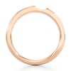 Thumbnail Image 2 of J'Lure Baguette-Cut Lab-Grown Diamond Contour Wedding Band 3/8 ct tw 18K Rose Gold