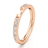 Thumbnail Image 4 of J'Lure Baguette-Cut Lab-Grown Diamond Contour Wedding Band 3/8 ct tw 18K Rose Gold
