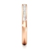 Thumbnail Image 3 of J'Lure Baguette-Cut Lab-Grown Diamond Contour Wedding Band 1/3 ct tw 18K Rose Gold