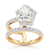 Thumbnail Image 1 of J'Lure Pentagon Brilliant-Cut Lab-Grown Diamond Spiral Engagement Ring 3-7/8 ct tw 18K Yellow Gold