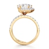 Thumbnail Image 2 of J'Lure Pentagon Brilliant-Cut Lab-Grown Diamond Spiral Engagement Ring 3-7/8 ct tw 18K Yellow Gold