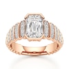 Thumbnail Image 1 of J'Lure Imperial-Emerald Step-Cut Lab-Grown Diamond Engagement Ring 2-3/8 ct tw 18K Rose Gold