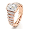Thumbnail Image 4 of J'Lure Imperial-Emerald Step-Cut Lab-Grown Diamond Engagement Ring 2-3/8 ct tw 18K Rose Gold