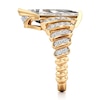 Thumbnail Image 3 of J'Lure Kite Step-Cut Lab-Grown Diamond Engagement Ring 3-1/2 ct tw 18K Yellow Gold