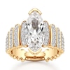 Thumbnail Image 1 of J'Lure Moval Old-Cut Lab-Grown Diamond Engagement Ring 3-5/8 ct tw 18K Yellow Gold