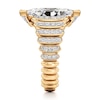 Thumbnail Image 3 of J'Lure Moval Old-Cut Lab-Grown Diamond Engagement Ring 3-5/8 ct tw 18K Yellow Gold