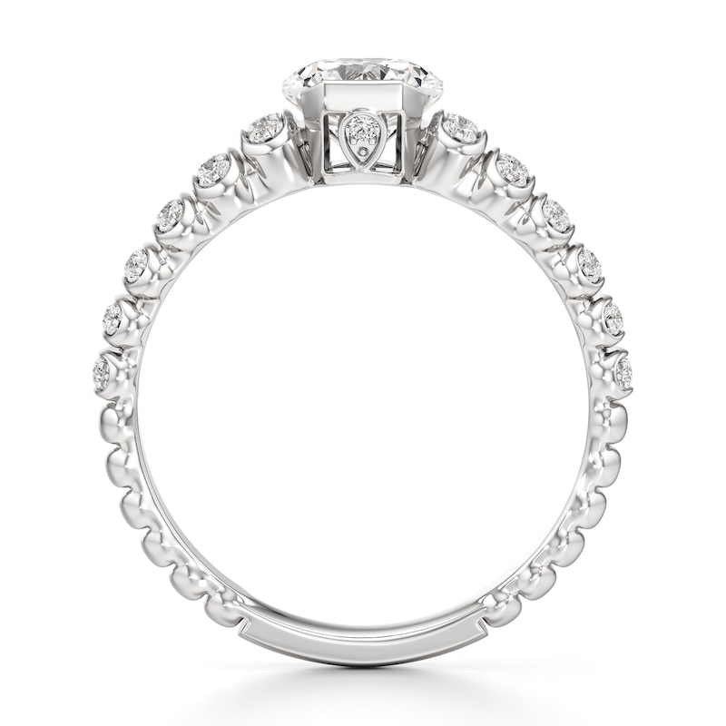 Main Image 2 of J'Lure Octagon Brilliant-Cut Lab-Grown Diamond Engagement Ring 1-1/4 ct tw 18K White Gold