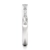 Thumbnail Image 3 of J'Lure Baguette & Round-Cut Lab-Grown Diamond Wedding Band 3/8 ct tw 18K White Gold