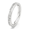 Thumbnail Image 4 of J'Lure Baguette & Round-Cut Lab-Grown Diamond Wedding Band 3/8 ct tw 18K White Gold