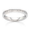Thumbnail Image 1 of J'Lure Baguette & Round-Cut Lab-Created Diamond Wedding Band 3/8 ct tw 18K White Gold