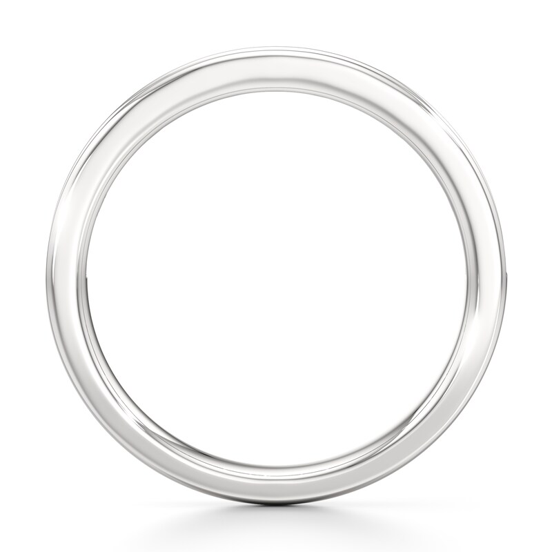 Main Image 2 of J'Lure Baguette & Round-Cut Lab-Created Diamond Wedding Band 3/8 ct tw 18K White Gold