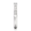 Thumbnail Image 3 of J'Lure Baguette & Round-Cut Lab-Created Diamond Wedding Band 3/8 ct tw 18K White Gold