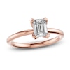 Thumbnail Image 1 of Emerald-Cut Diamond Solitaire Engagement Ring 1 ct tw 14K Rose Gold (I2/I)
