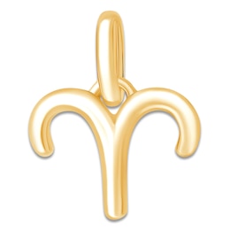 Children's Aries Charm 14K Yellow Gold