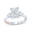 Thumbnail Image 1 of Pnina Tornai Emerald-Cut Lab-Grown Diamond Three-Stone Engagement Ring 2-5/8 ct tw 14K White Gold