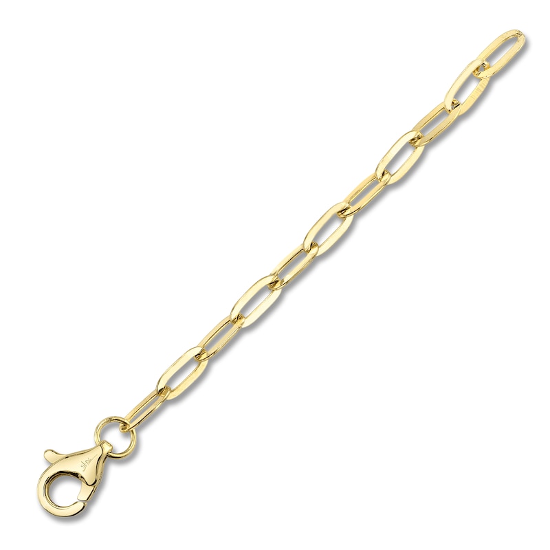 Main Image 1 of Shy Creation Paperclip Chain Extender 14K Yellow Gold 2"